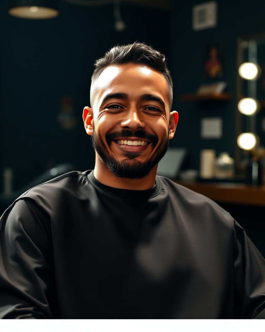 Cliente satisfeito após o atendimento